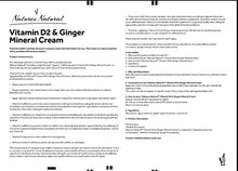 Load image into Gallery viewer, Vitamin D2 &amp; Ginger Mineral Cream 15ml

